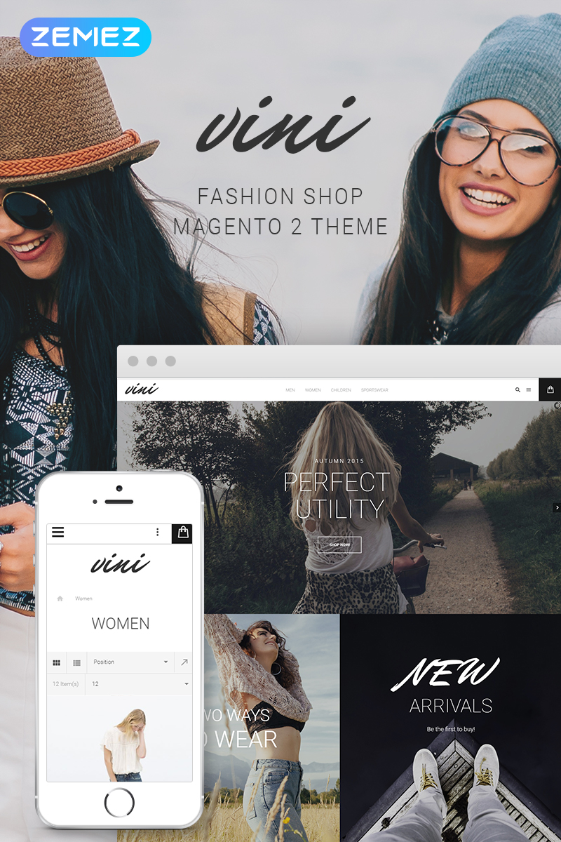 Vini - Fashion Shop Magento Theme