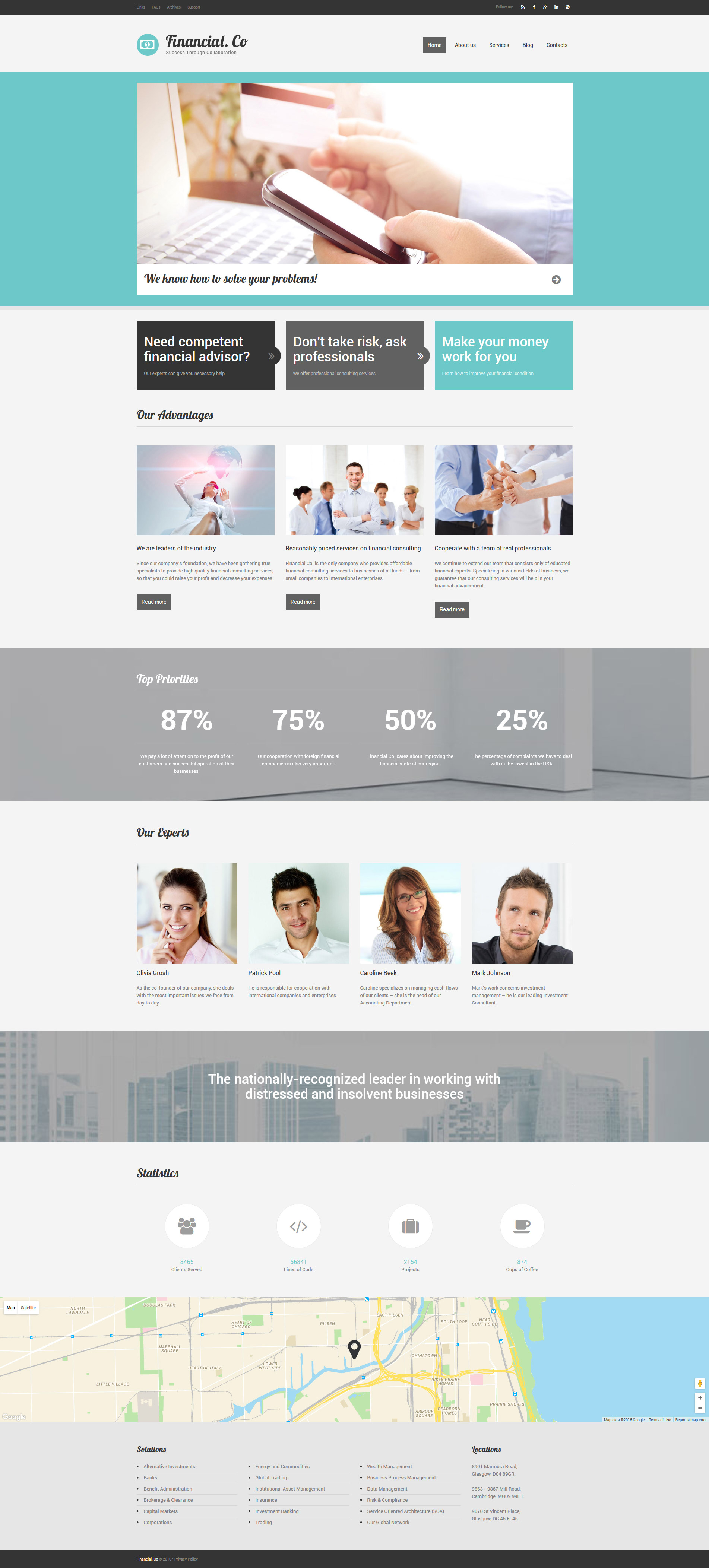 Financial Co Drupal Template