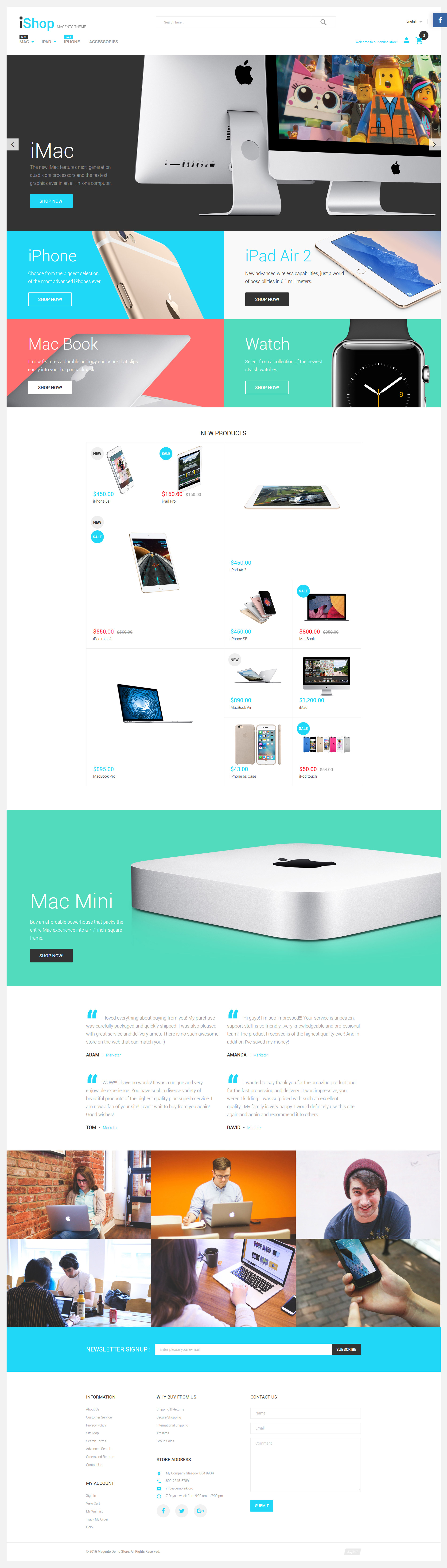 iShop - Electronic Devices Magento Theme