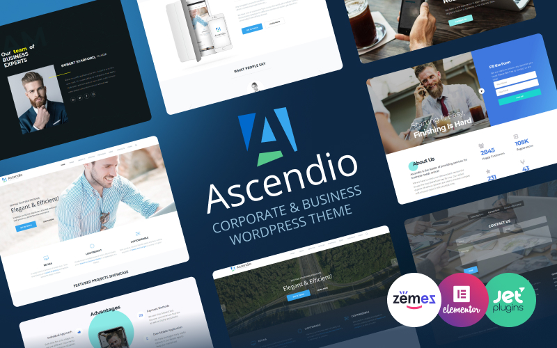 Ascendio - Corporate & Business WordPress Theme