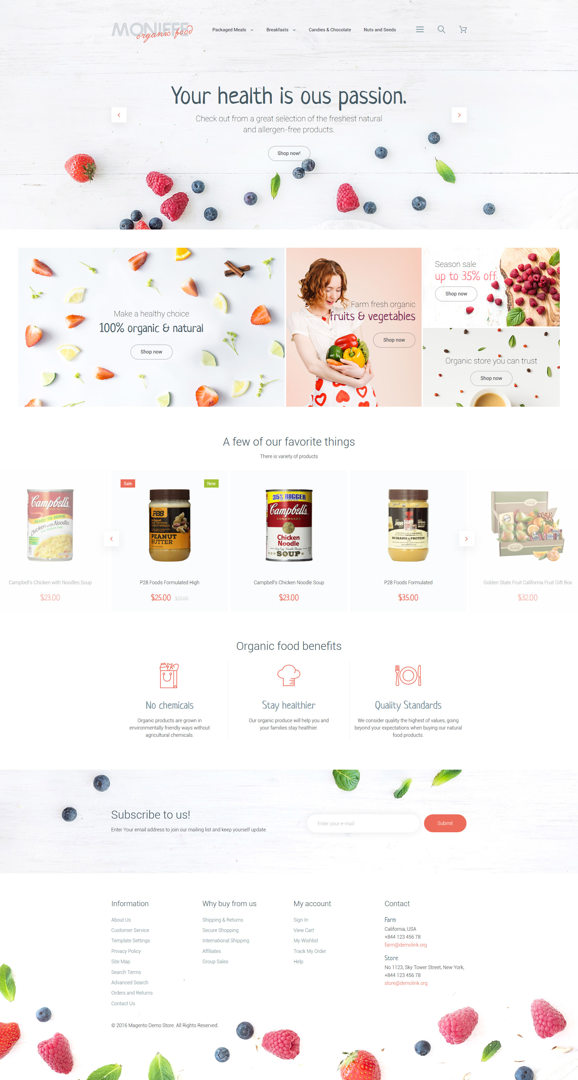 Monifee Magento Theme