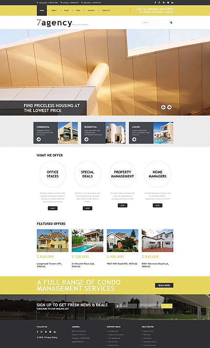 Joomla Main Page preview