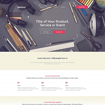 Template Software Landing Page #59195