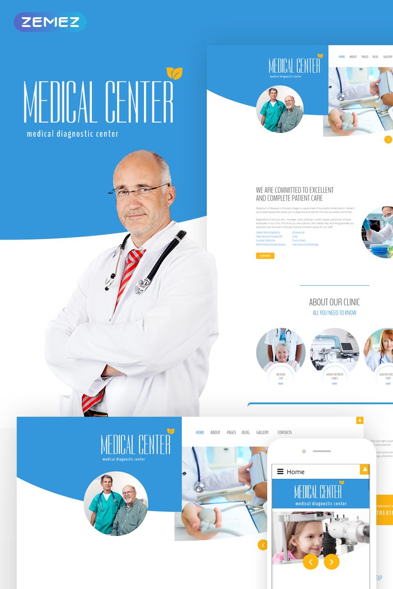 Diagnostic - Medical diagnostic center Joomla Template