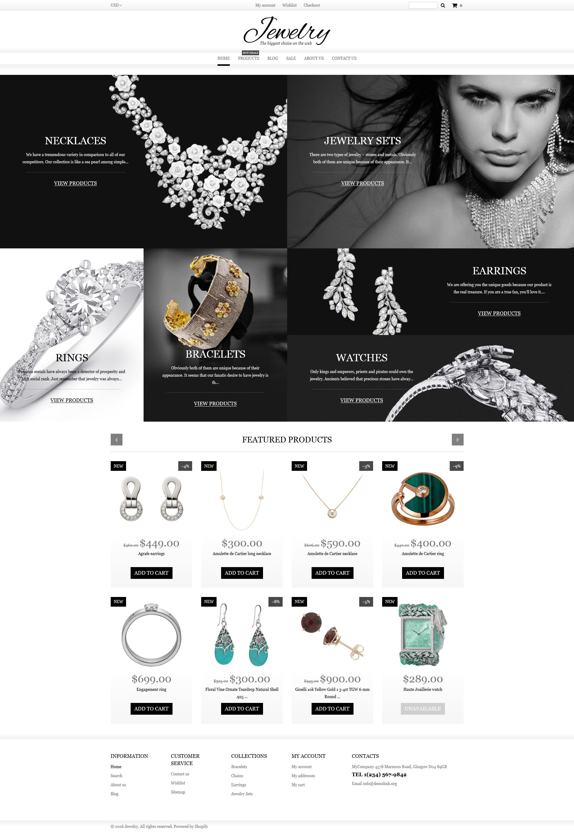 Jewelry eCommerce Shopify Theme