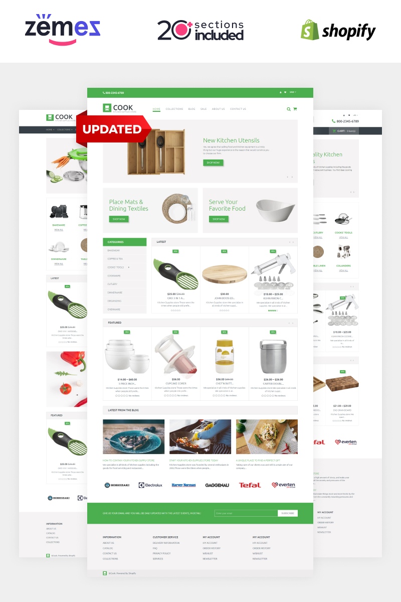 Cook Store Multipurpose Shopify Theme