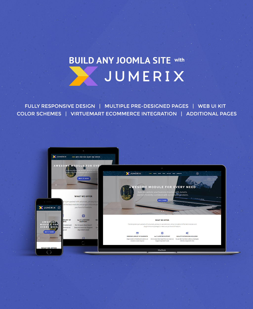 Jumerix - Multipurpose Joomla Template