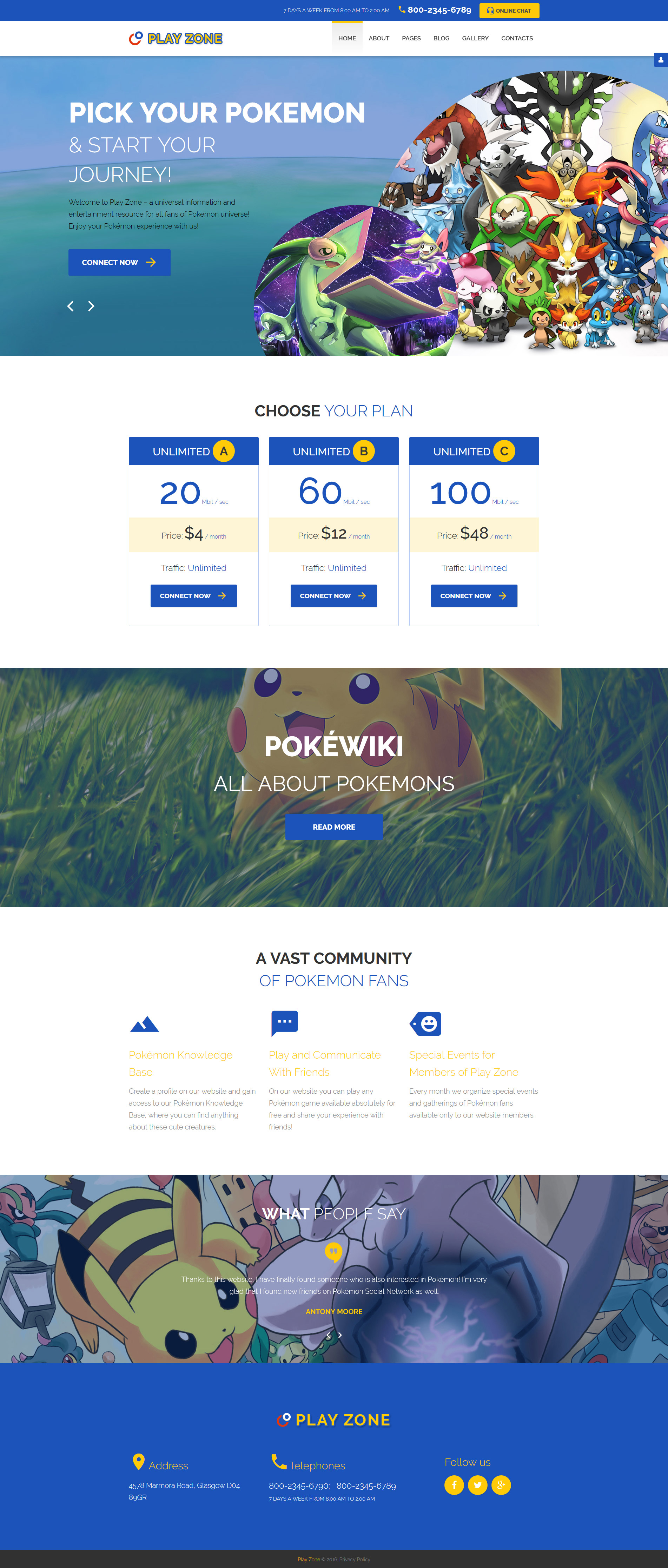 Games Responsive Joomla Template