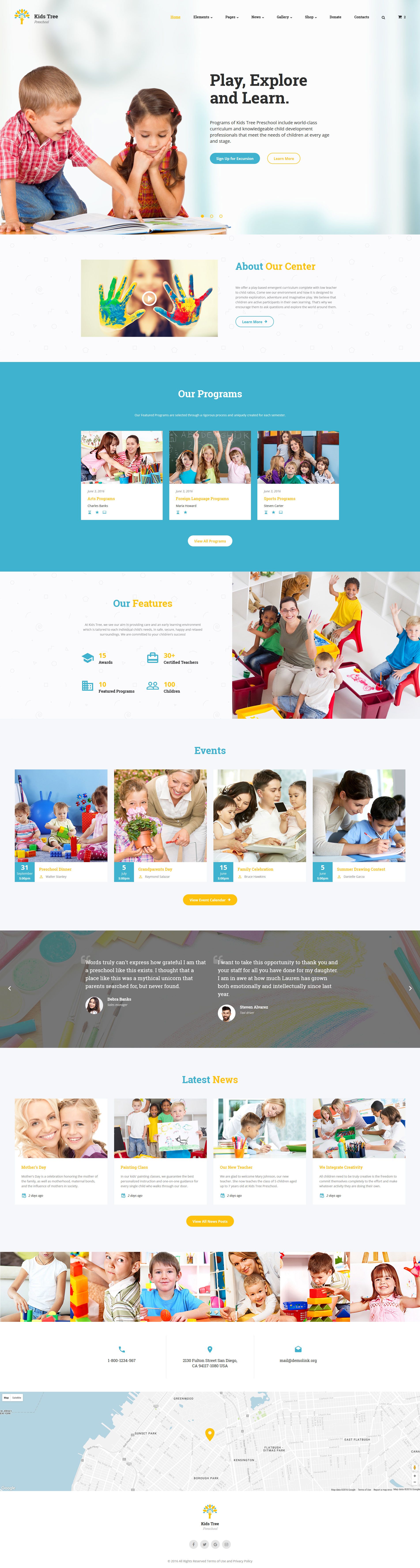 Kids Tree - Preschool Education HTML Bootstrap5 Website Template