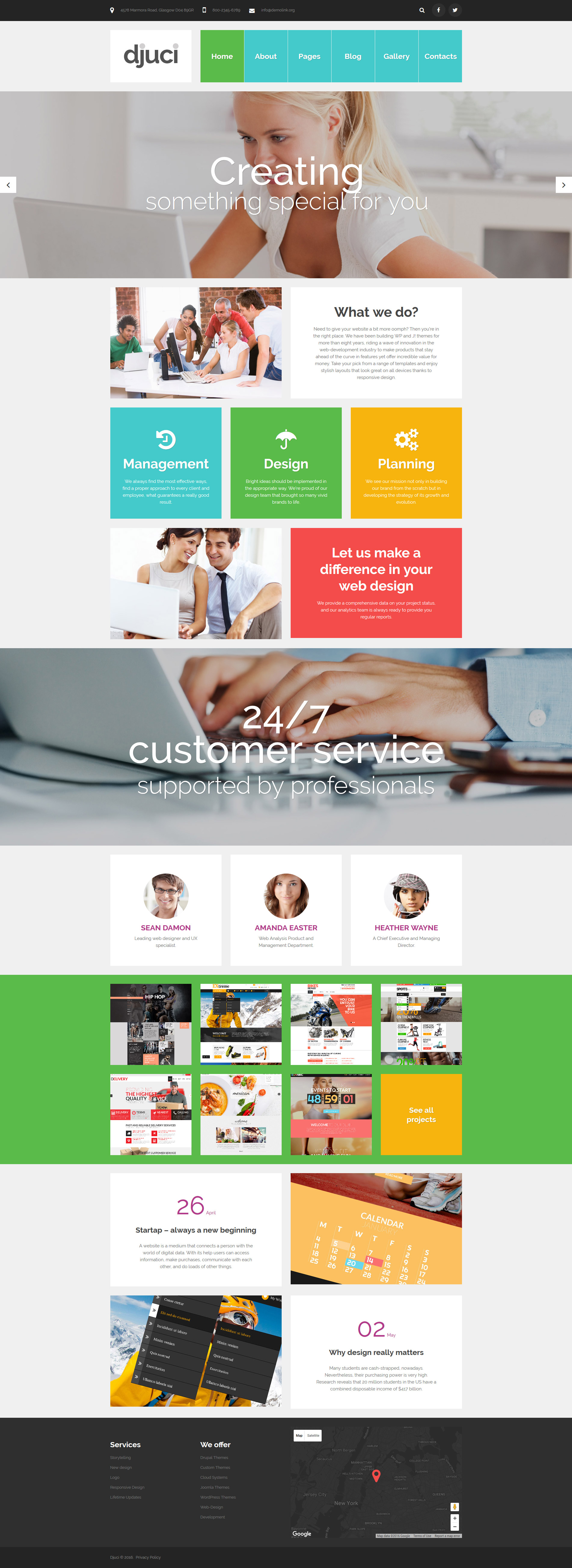 Djuci - Web Design Agency Joomla Template