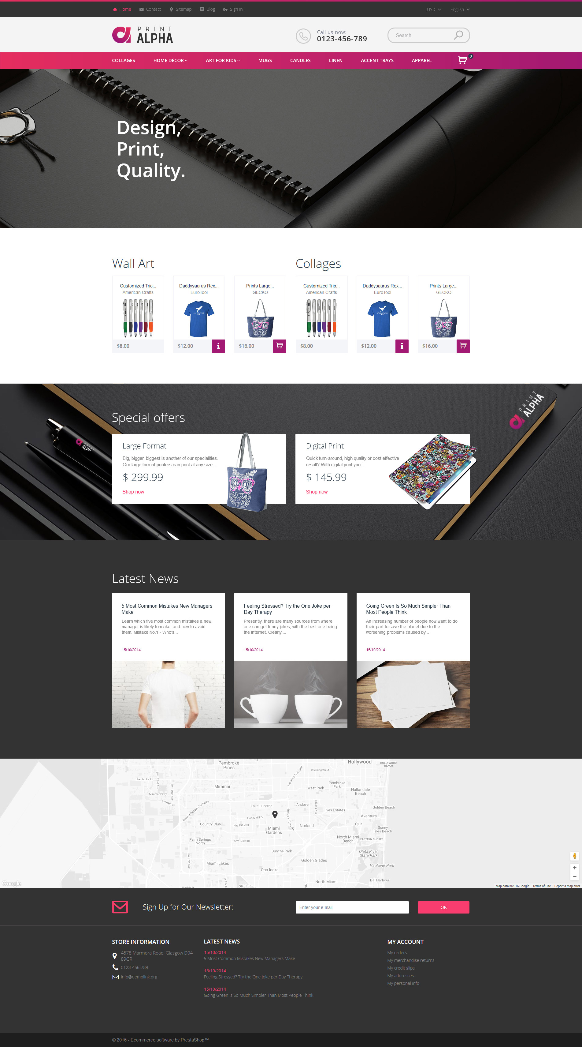 PrintAlpha - Design & Decor PrestaShop Theme