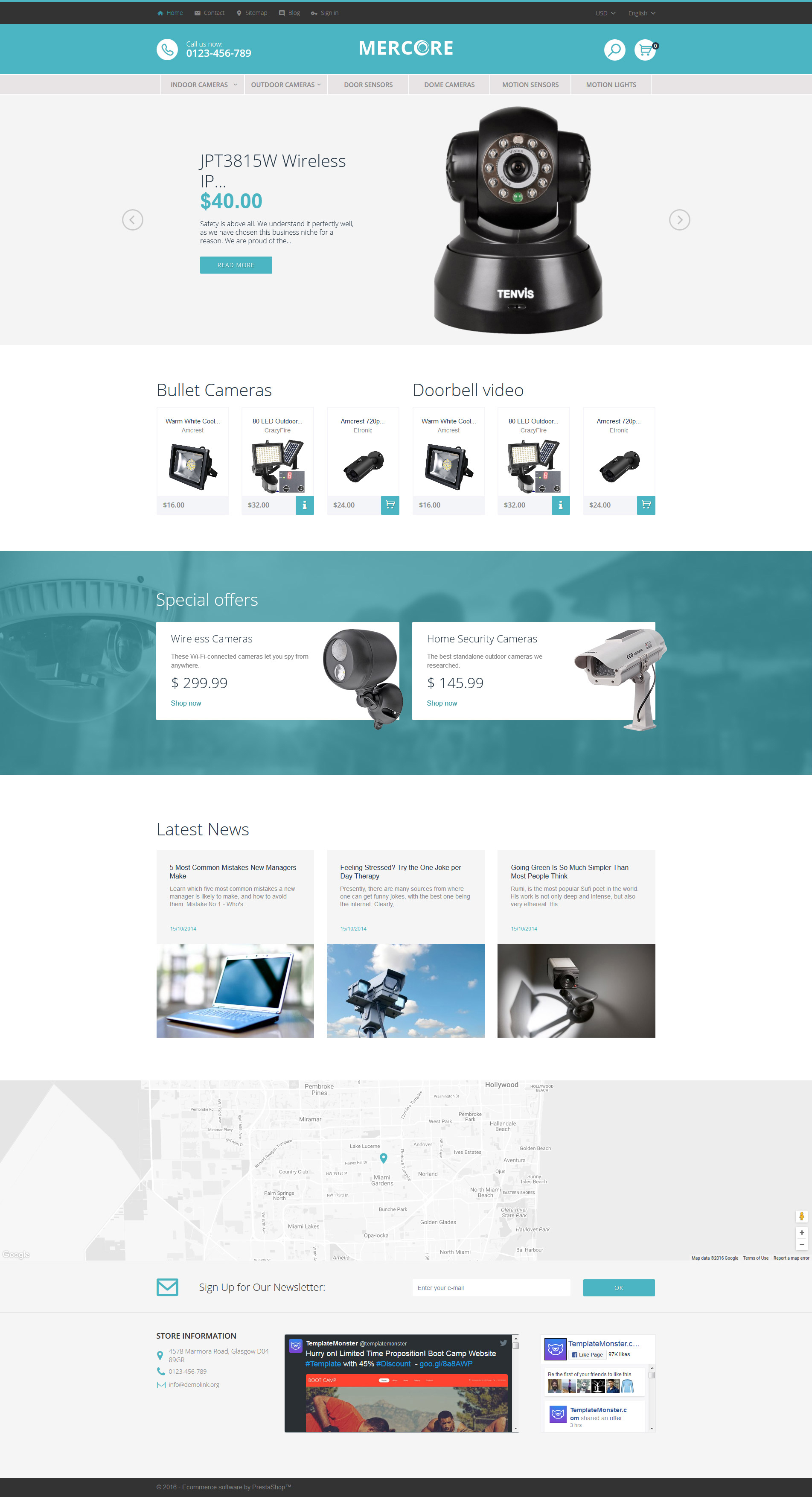 Mercore - Safety Equipment Store PrestaShop Theme