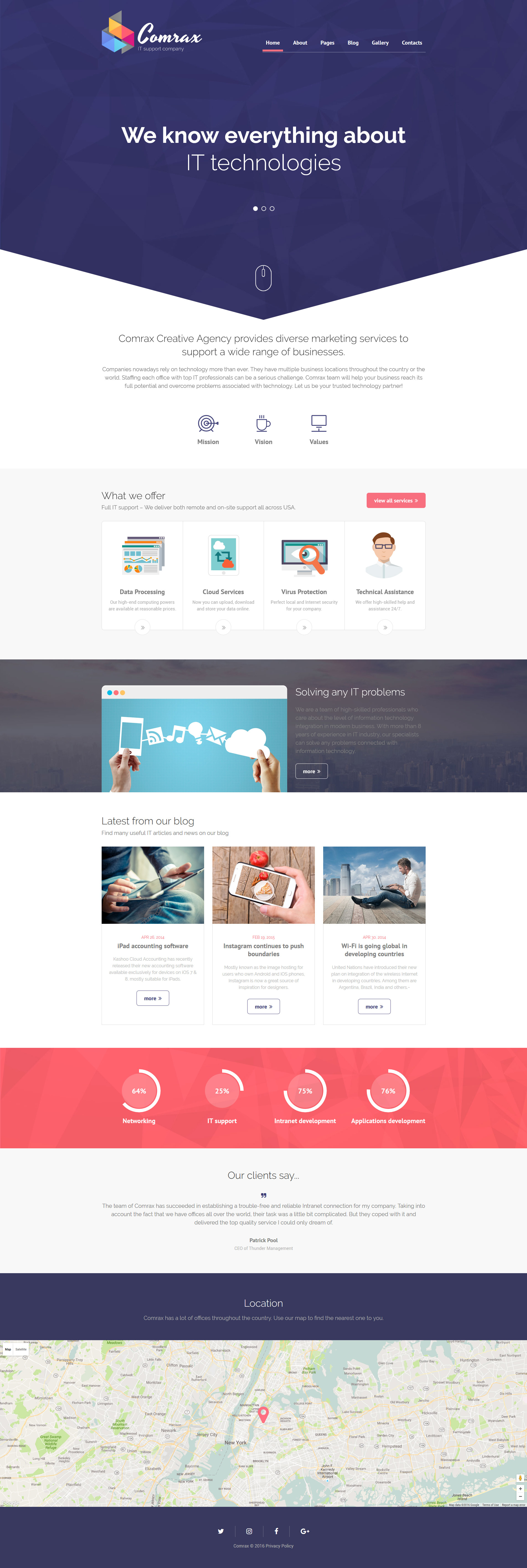 Comrax - IT Consulting Joomla Template