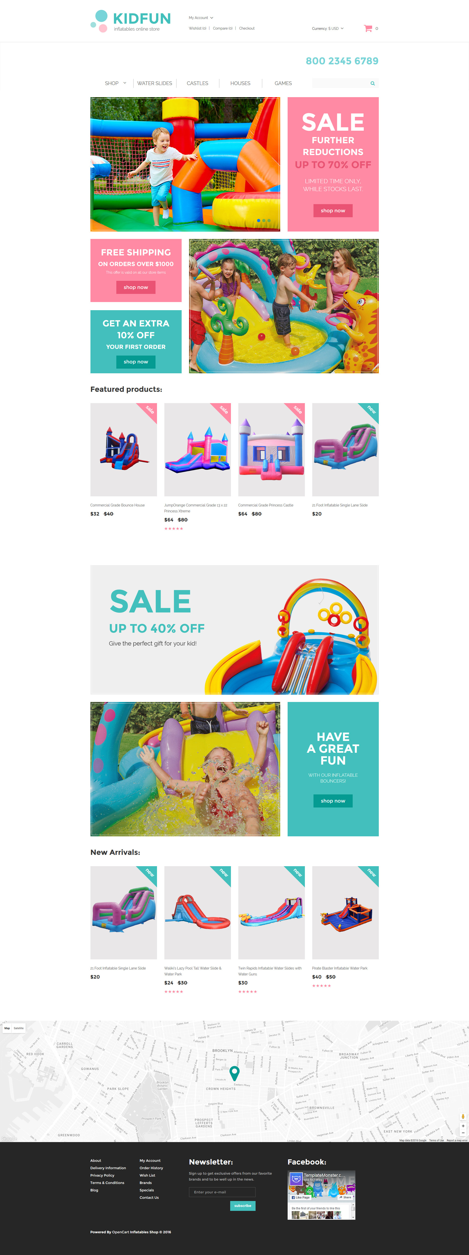 KidFun - Kids Toys & Games Store OpenCart Template