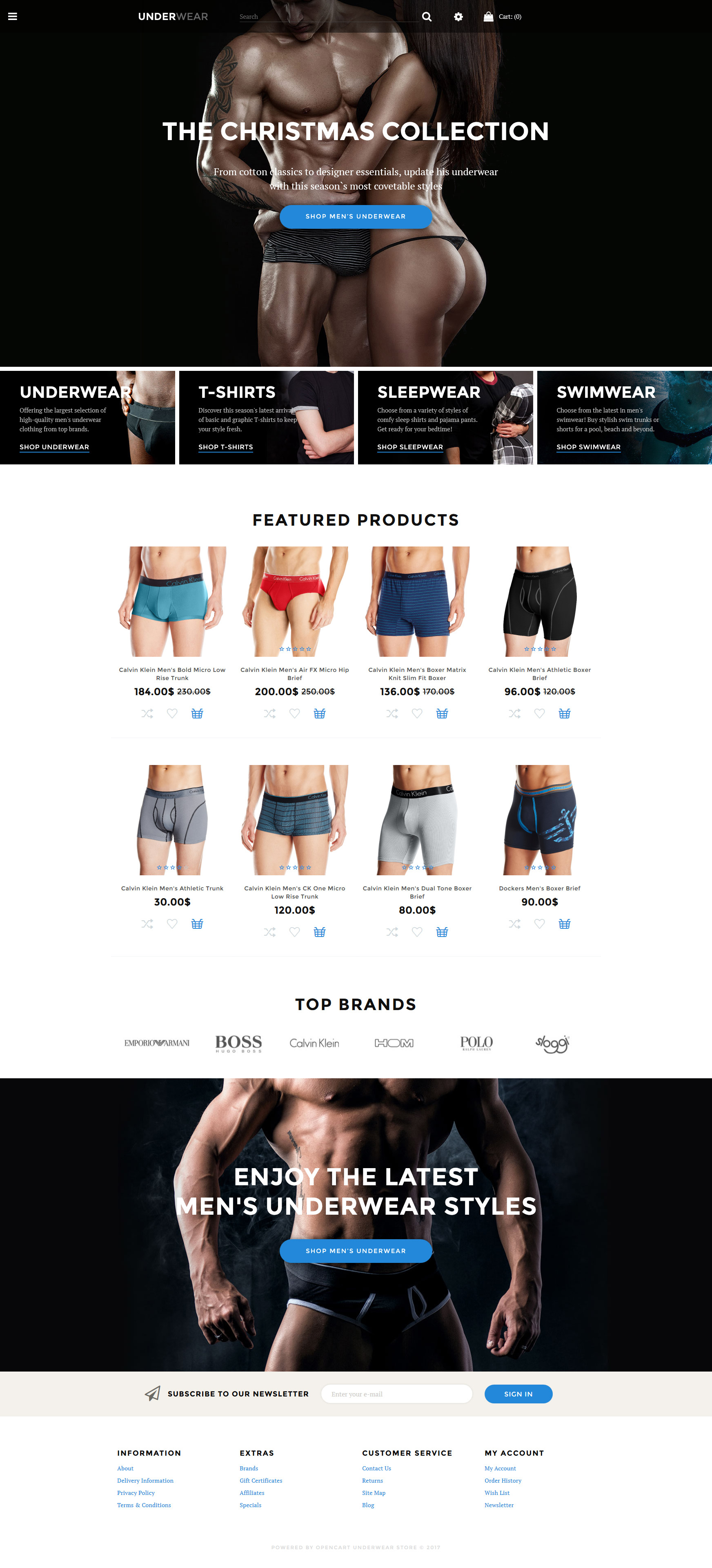 Underwear - Lingerie & Underwear Store OpenCart Template