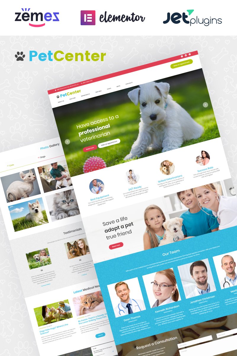 PetCenter - Animals & Pets Responsive WordPress Theme