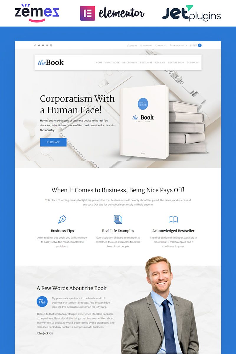 The Book - Single Book WooCommerce Theme