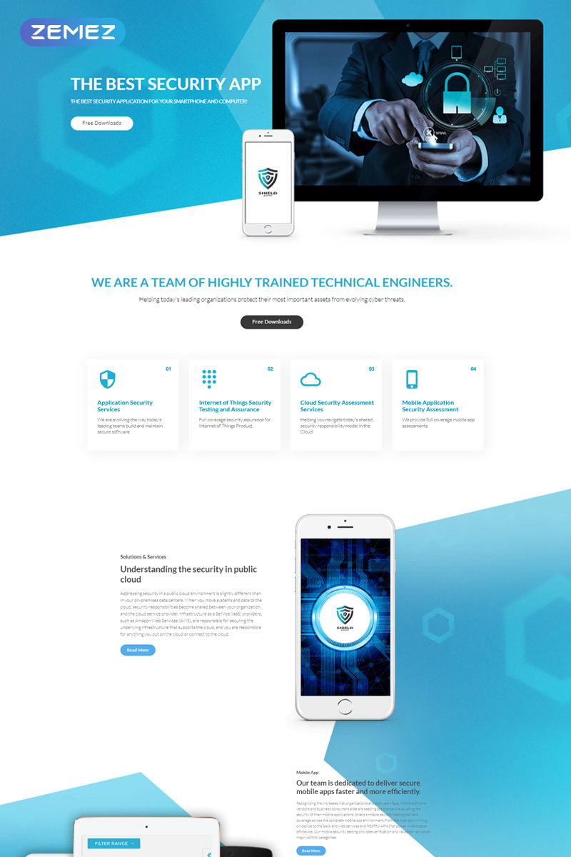 Shield - The Best Security App Joomla Template