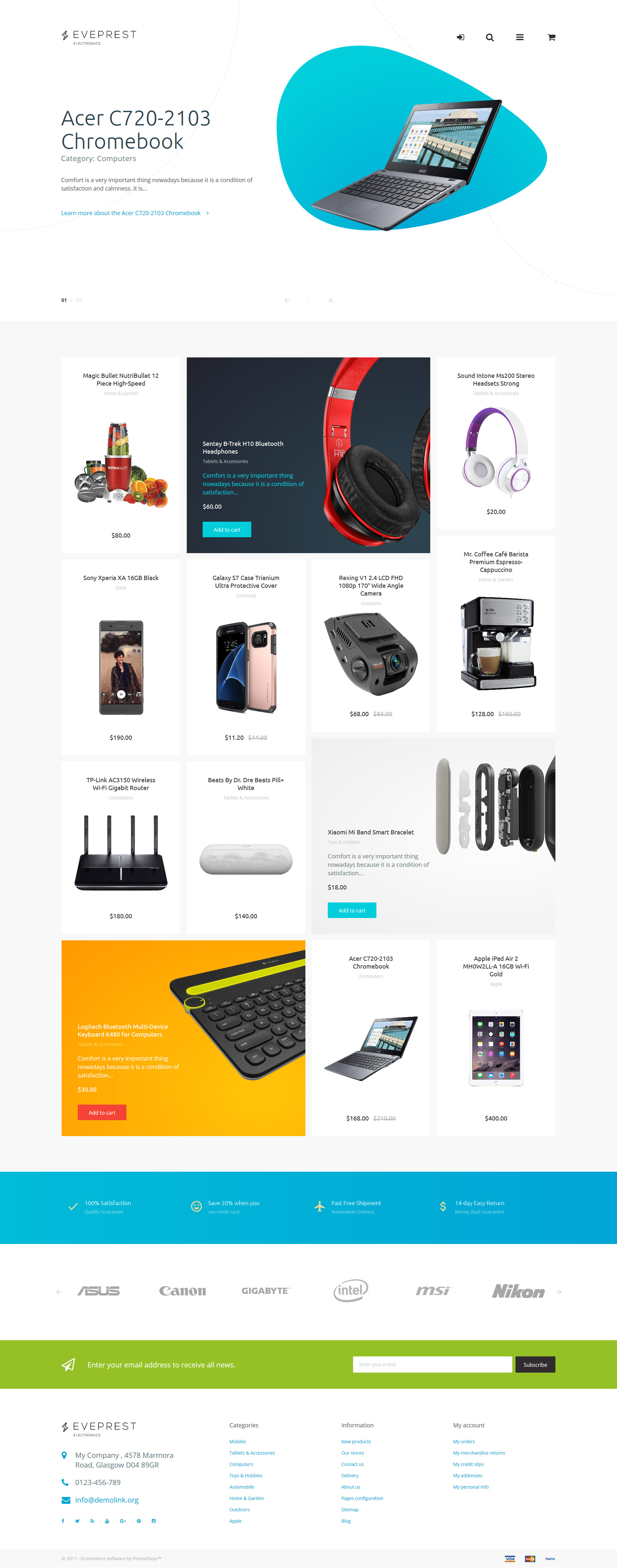 Eveprest - Electronics PrestaShop Theme