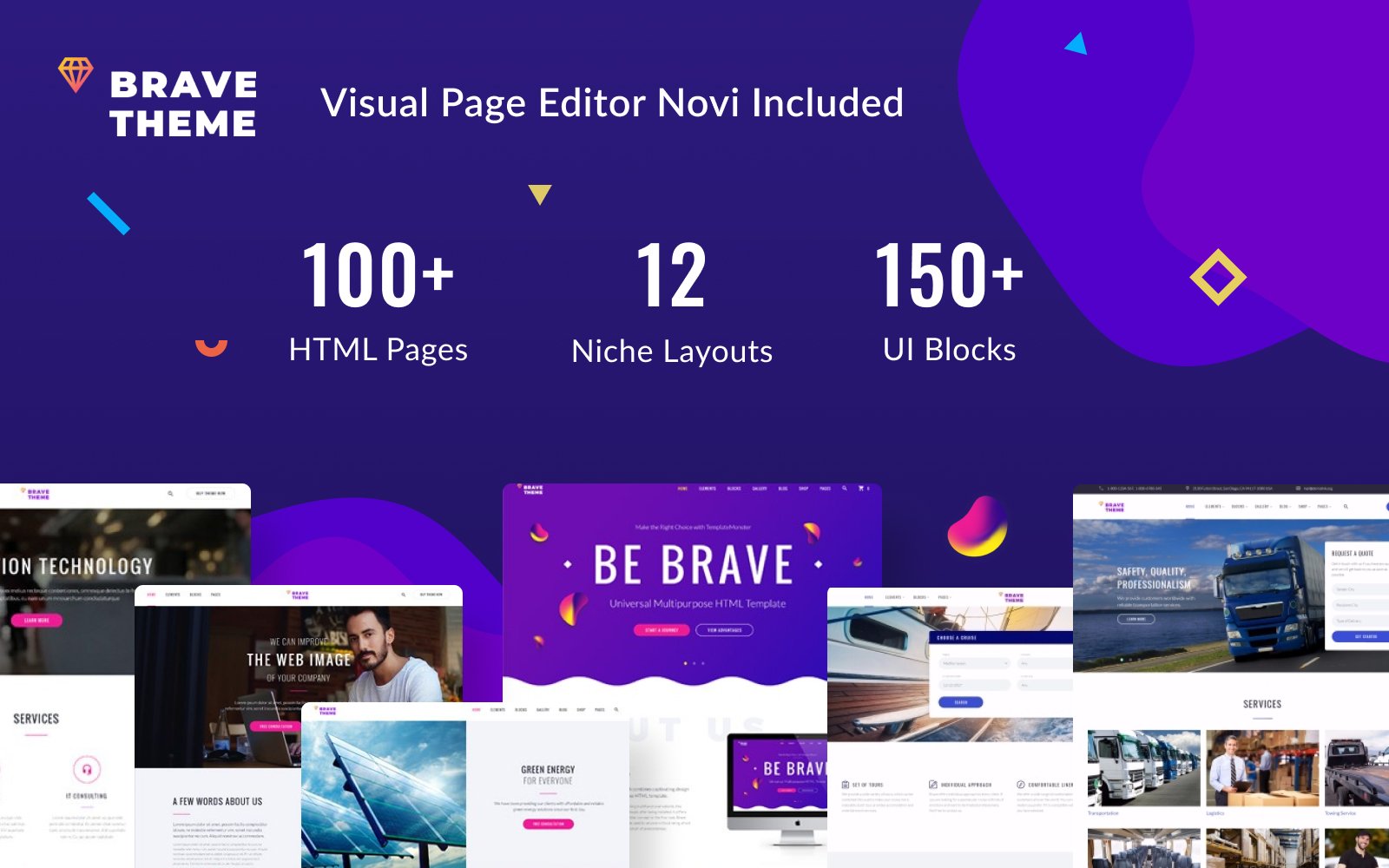 Brave Theme - Multipurpose HTML Website Template