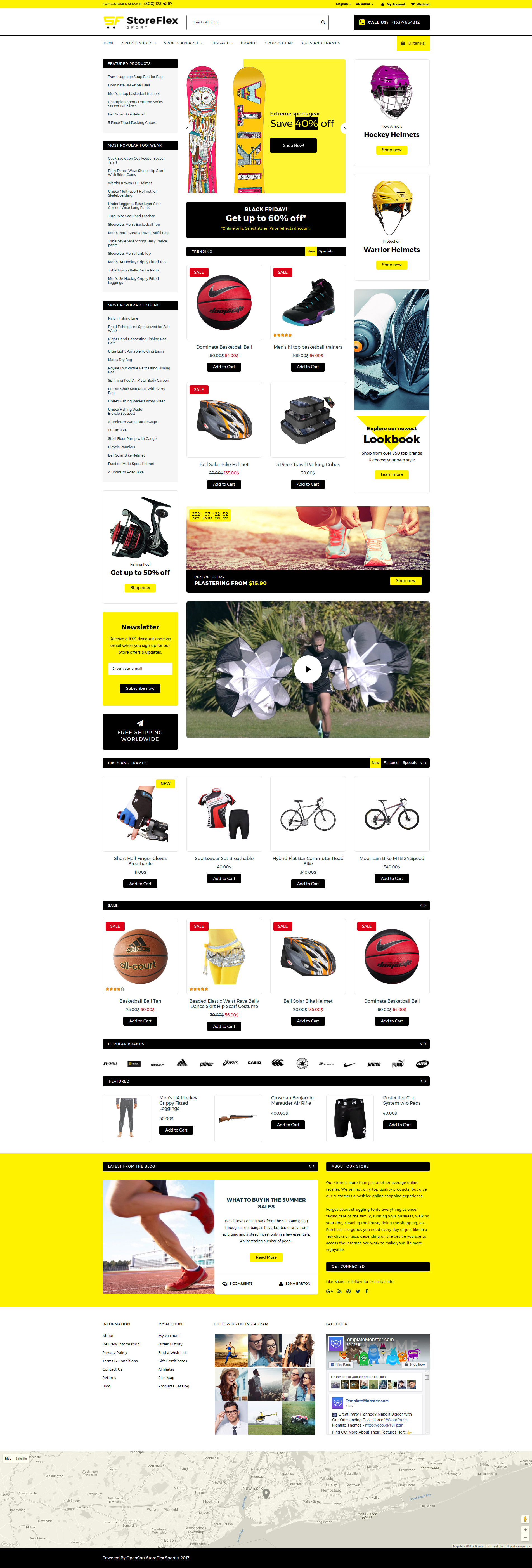StoreFlex - Sports Store Responsive OpenCart Template
