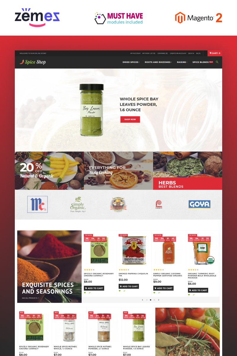 Templates Magento