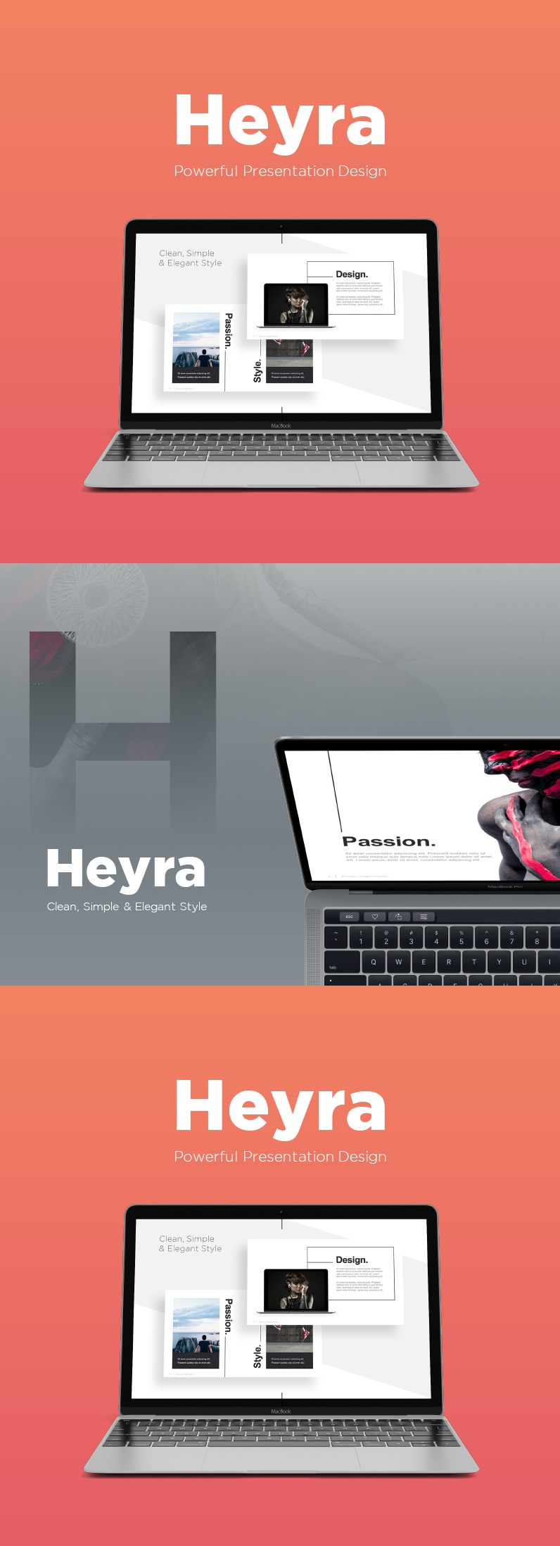 Heyra PowerPoint template