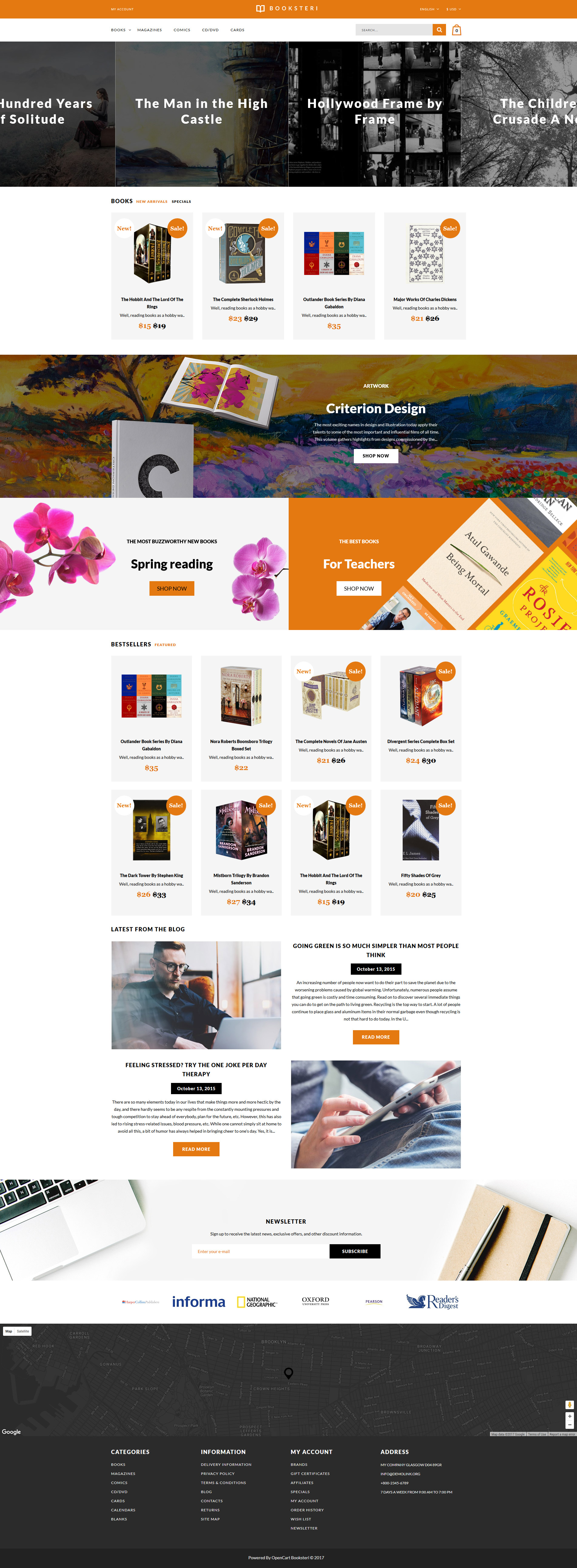 Books Responsive OpenCart Template