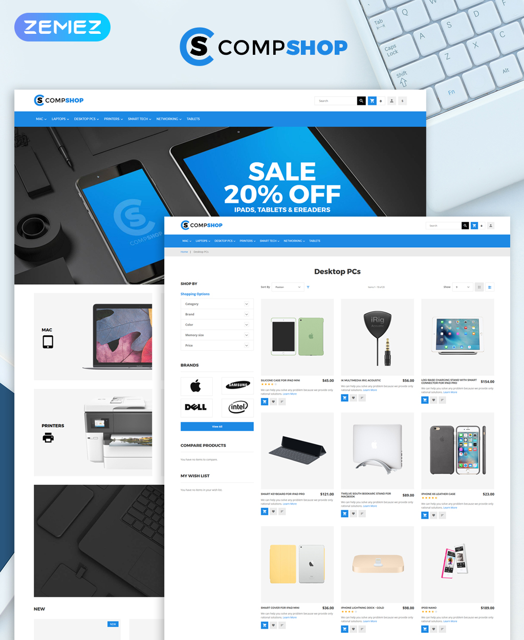 CompShop - Computer Store Magento Theme