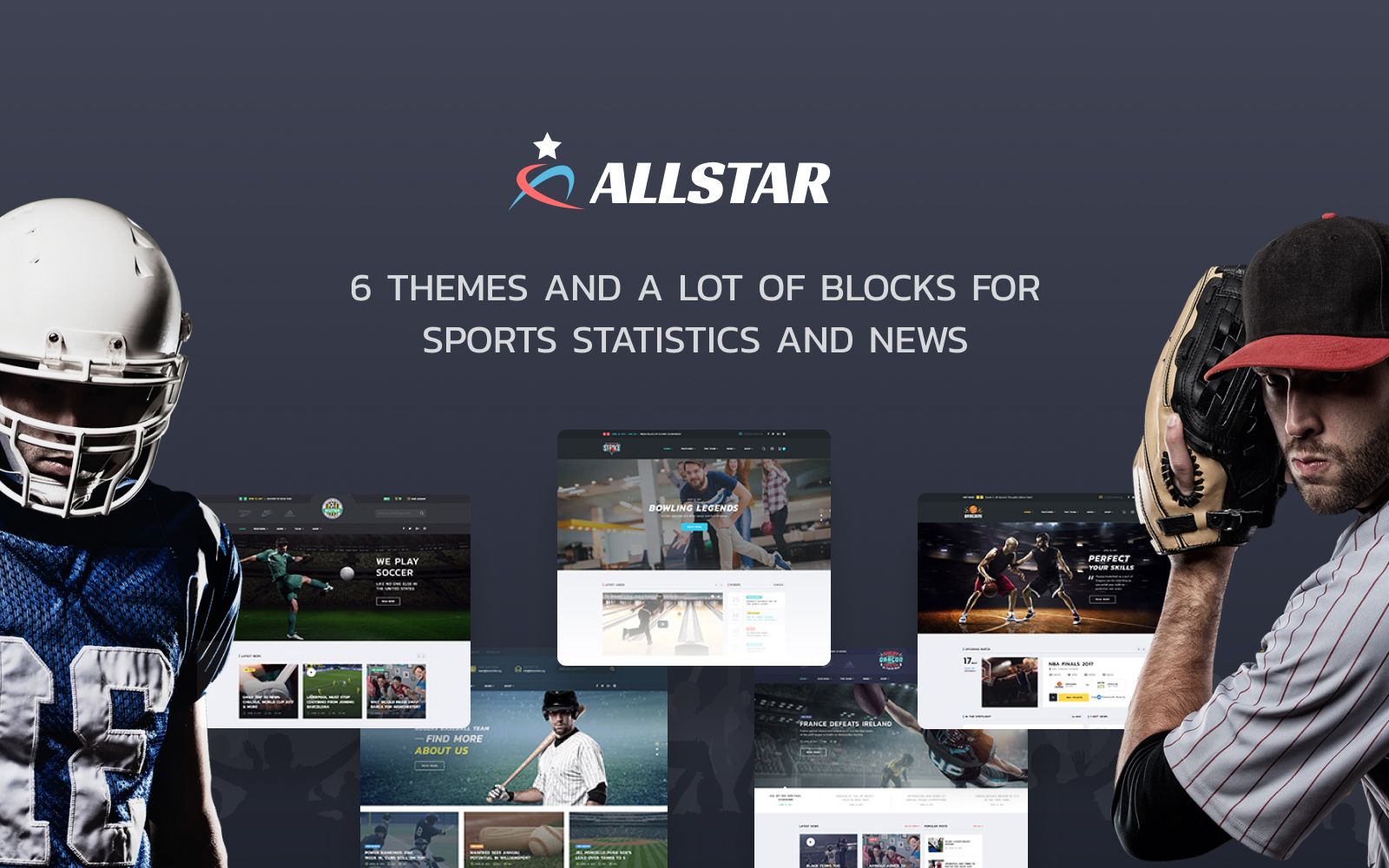 ALLSTAR - Sport Multipurpose Bootstrap 5 Website Template