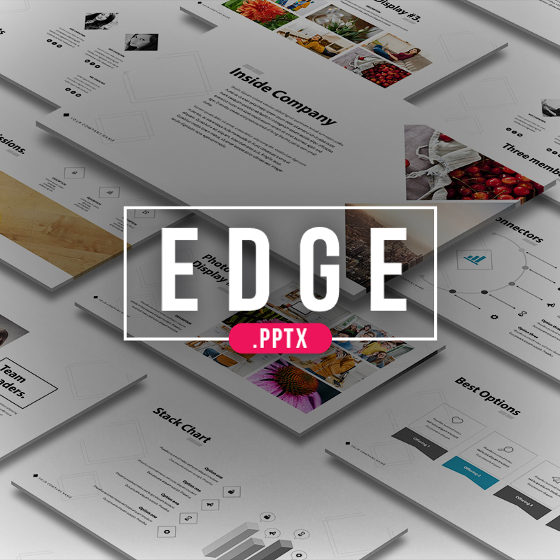 Edge Multipurpose Presentation PowerPoint template