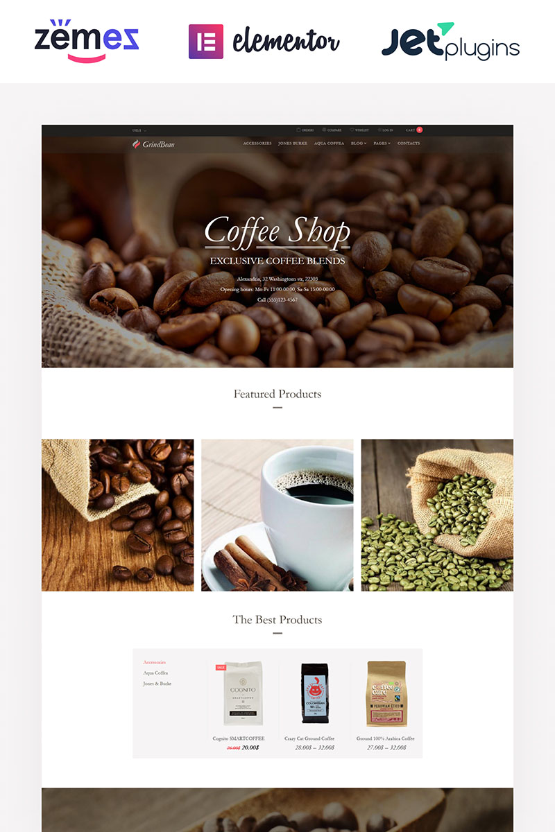 CoffeeShop - Responsive WooCommerce Theme