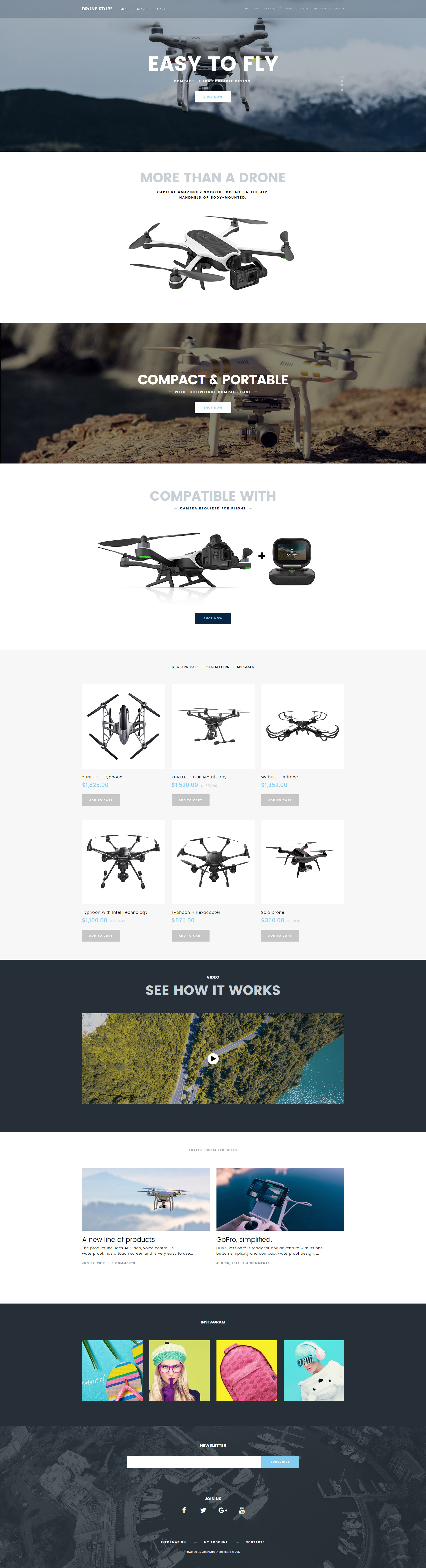 Electronics Store Responsive OpenCart Template