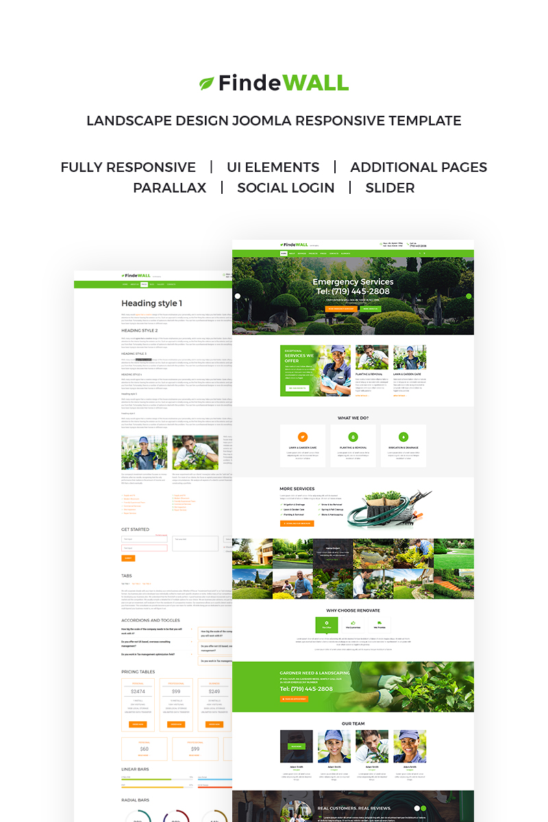 Landscape Design Responsive Joomla Template