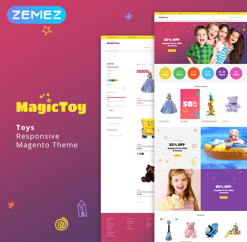 MagicToy - Baby Toys Magento Theme