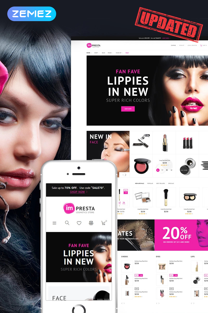 Impresta - Cosmetics Store PrestaShop Theme