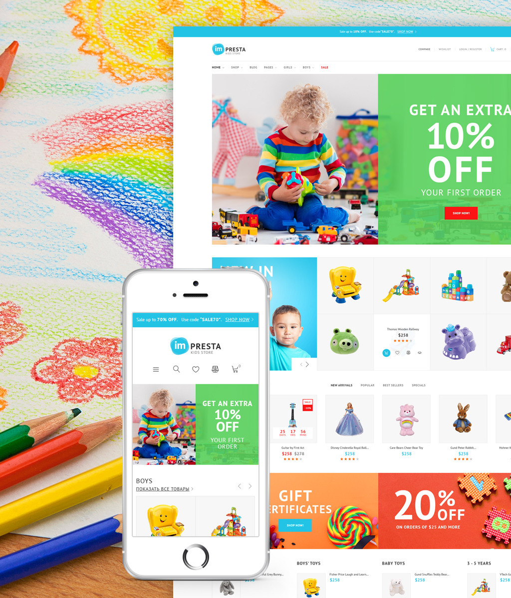 Thèmes PrestaShop