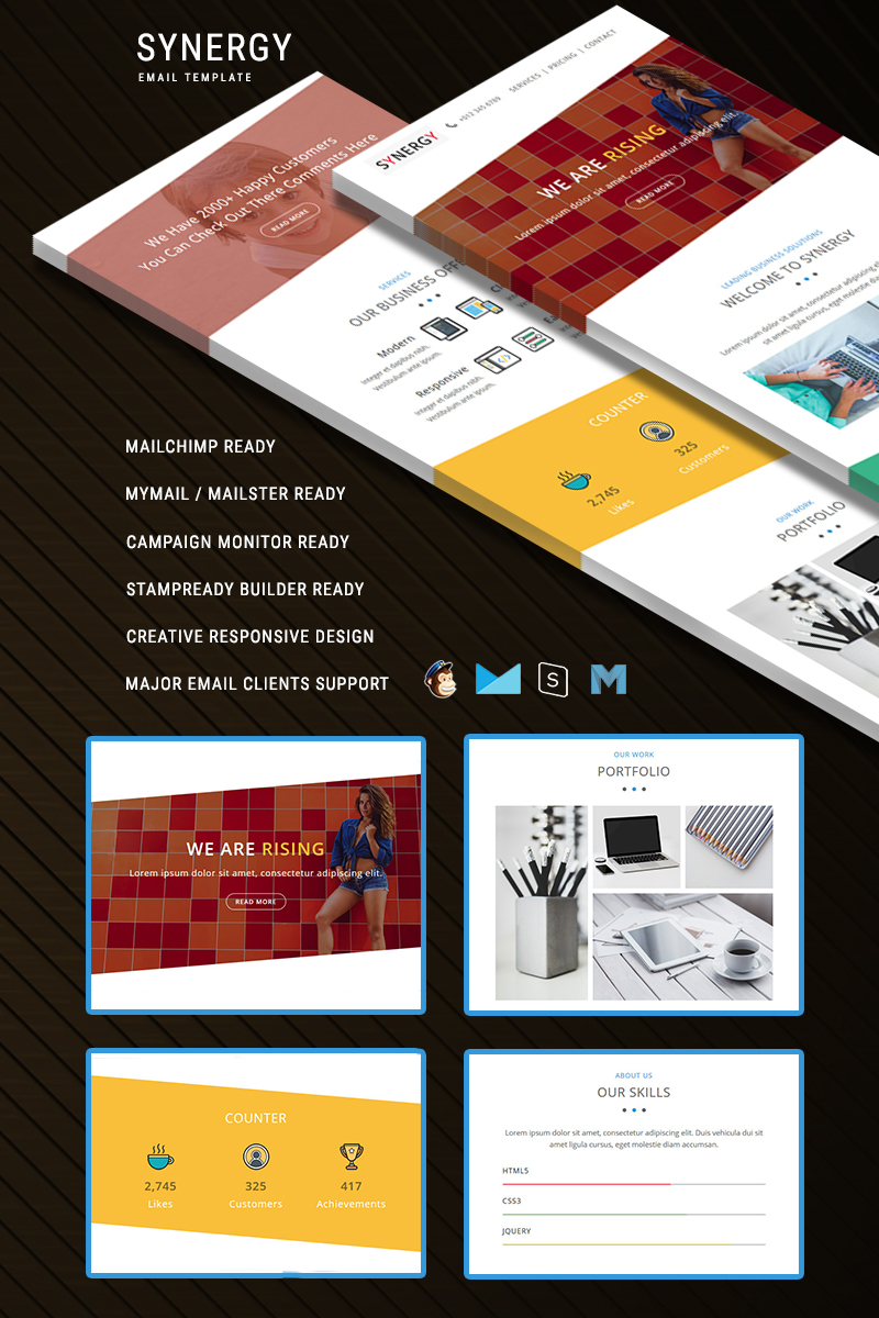 SYNERGY - Responsive Email Newsletter Template