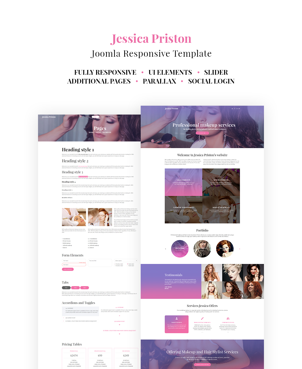 Beauty Responsive Joomla Template