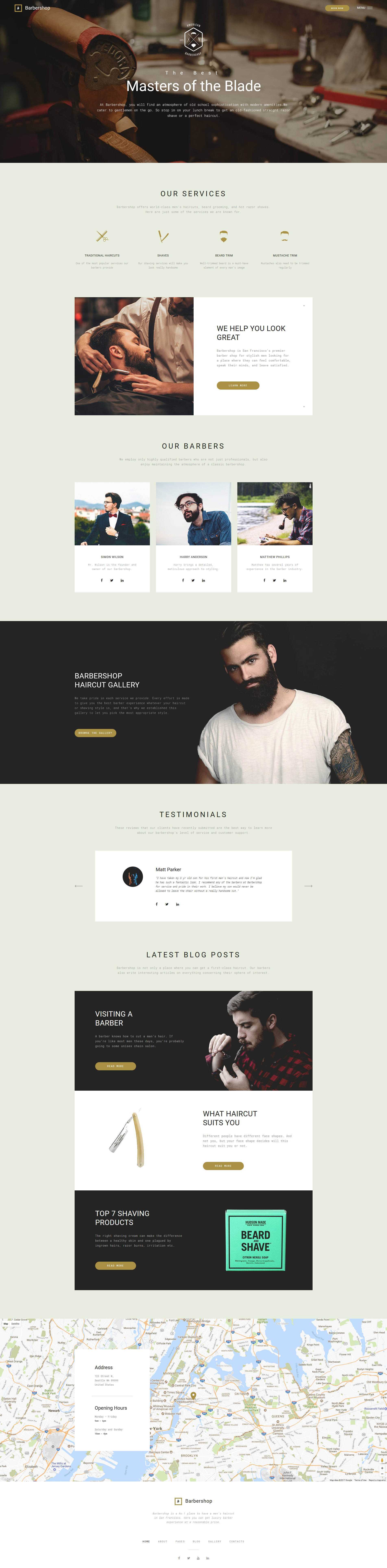 Hair Salon Responsive Joomla Template