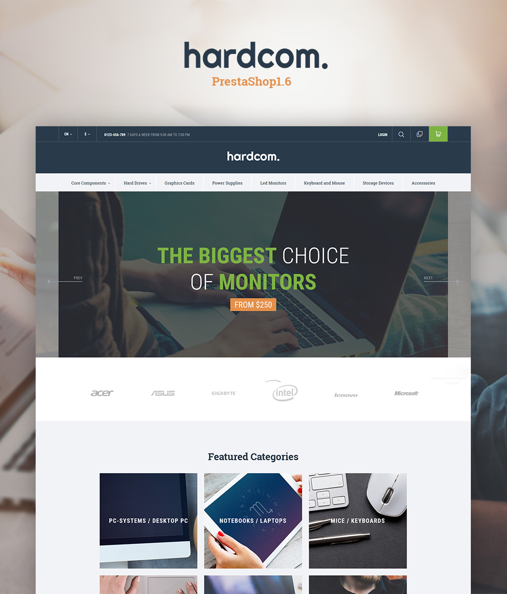 Hardcom PrestaShop Theme