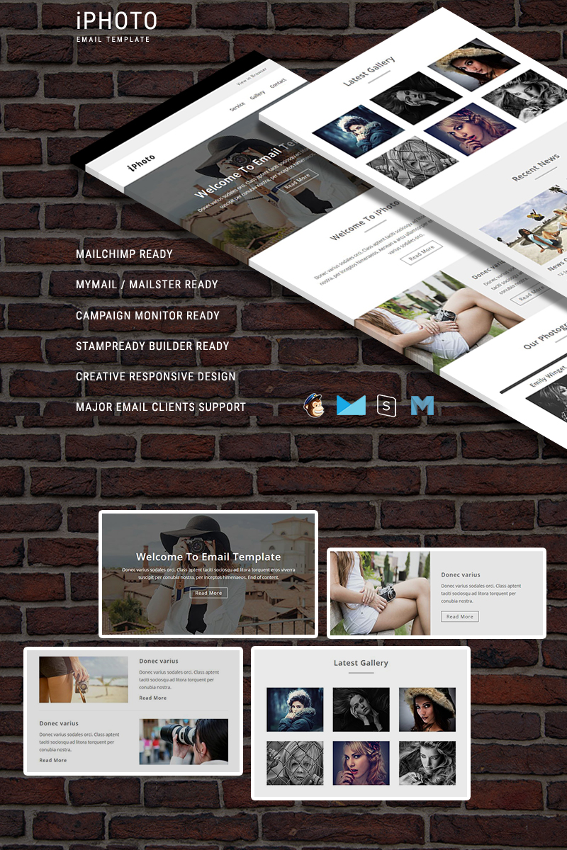 iPhoto - Responsive Email Template Newsletter Template