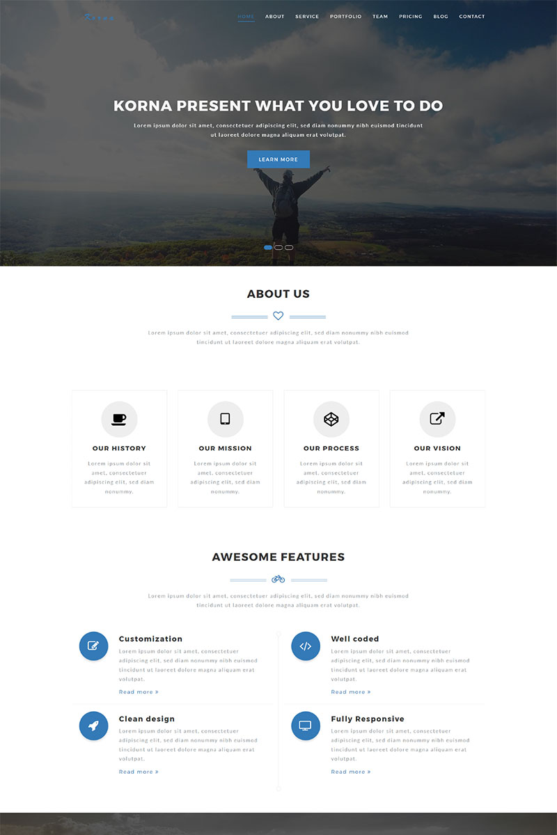 Modèles Landing Page