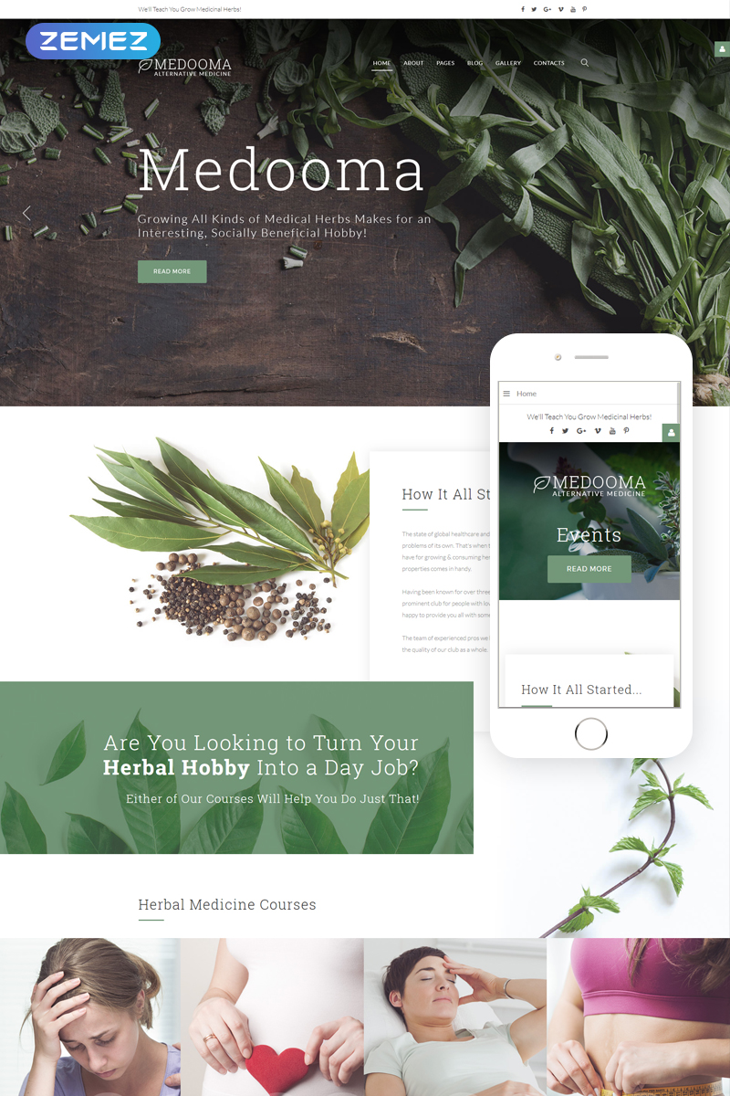 Medooma - Alternative Medicine Joomla Template