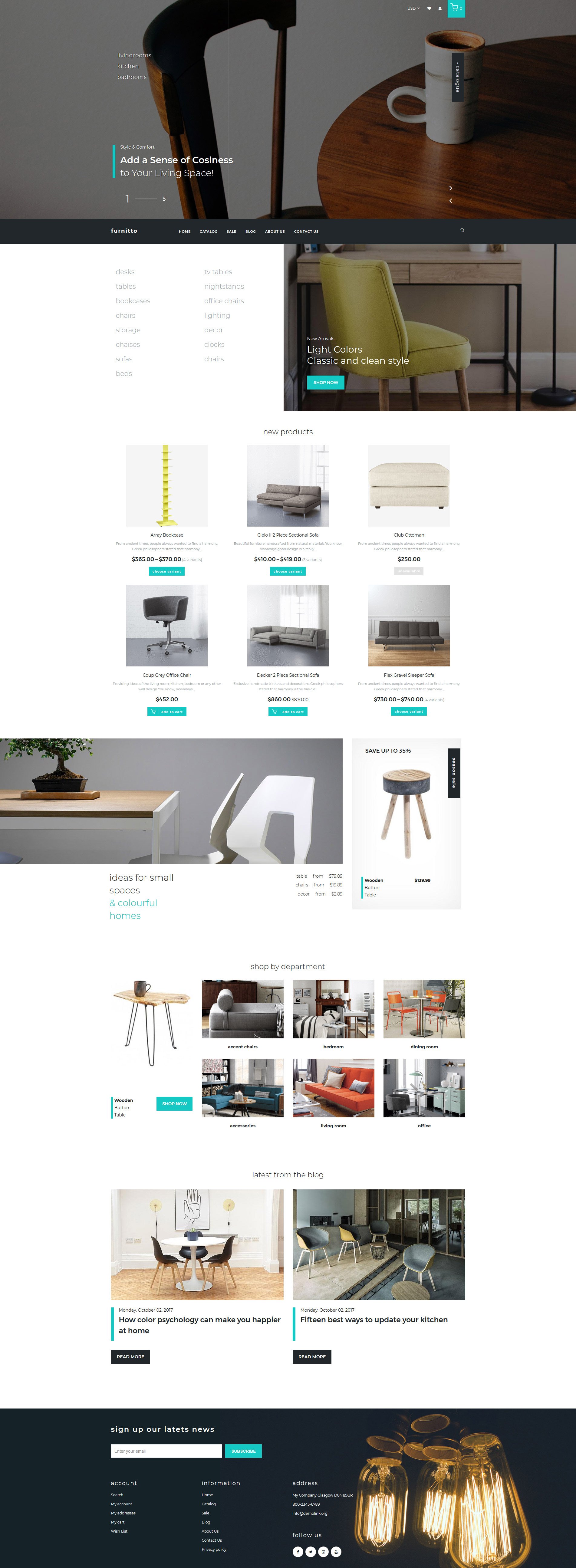 Furnitto - Furniture Store Shopify Theme
