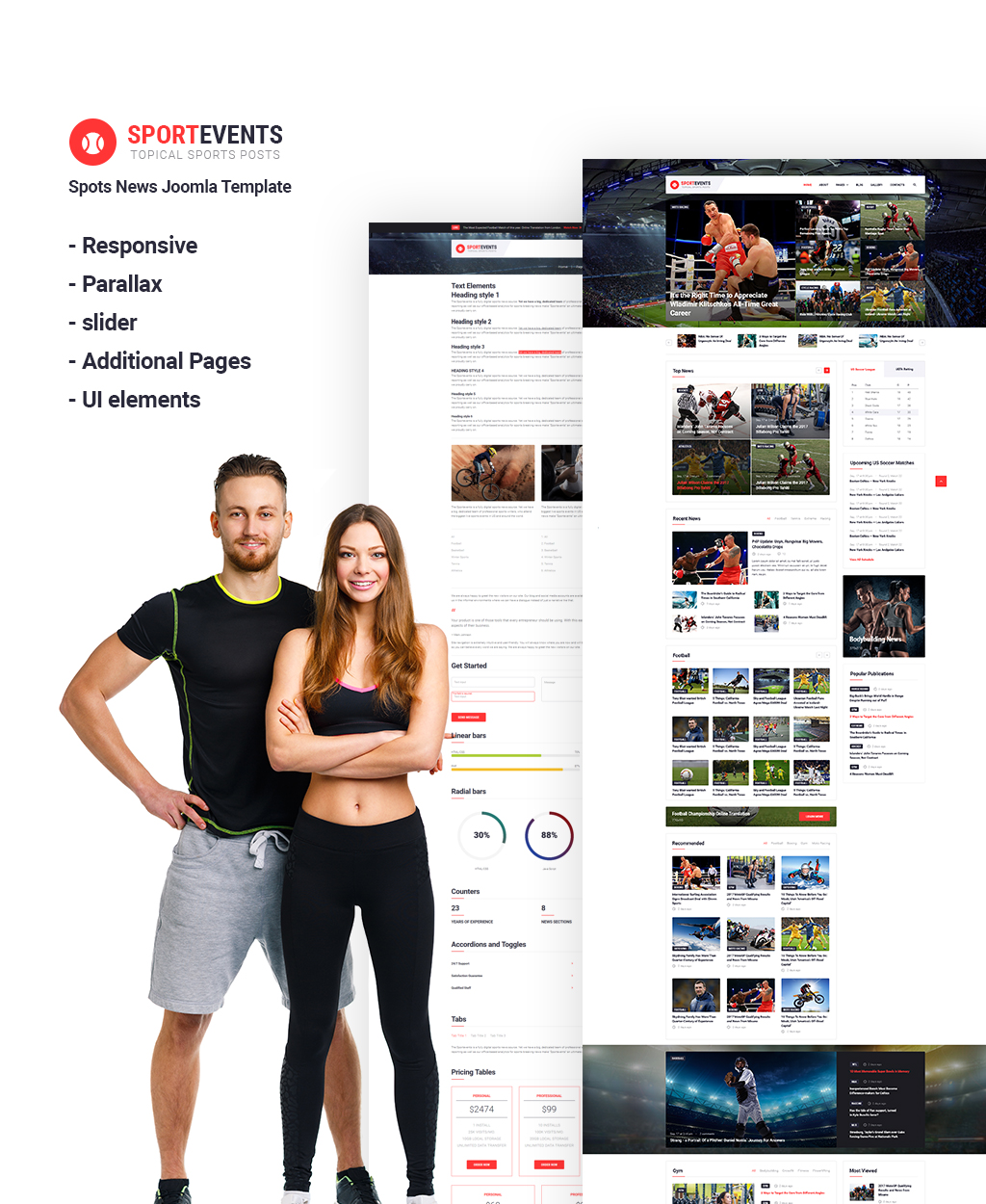 Sport Events - Sports News Joomla Template