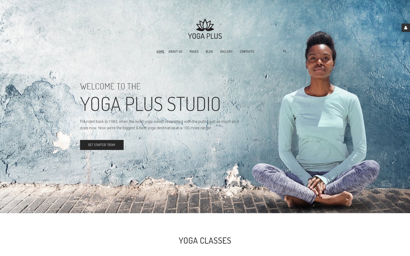 Yoga Plus - Yoga Center Minimal Well-Balanced Joomla Template
