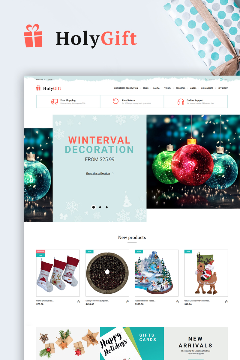 HolyGift PrestaShop Theme