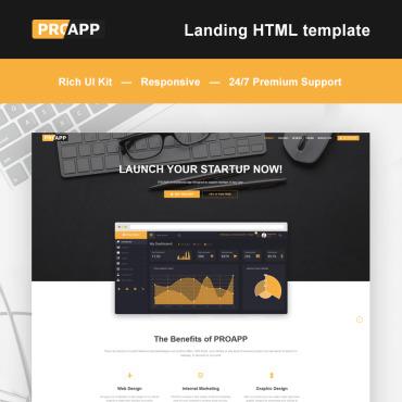 Template Software Landing Page #66600