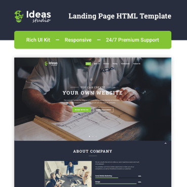 Template Web Design Landing Page #66885